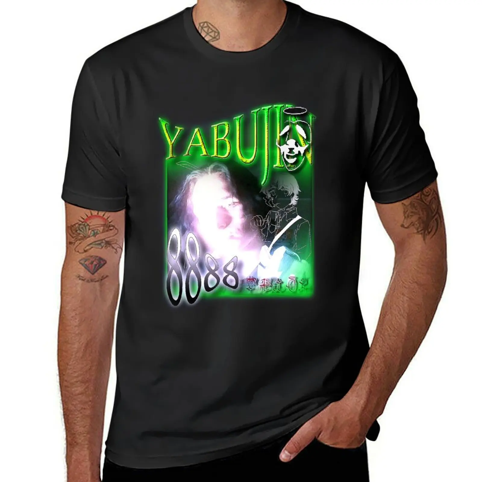 

yabujin 8888 original T-Shirt Blouse basketball graphic tees plain mens white t shirts