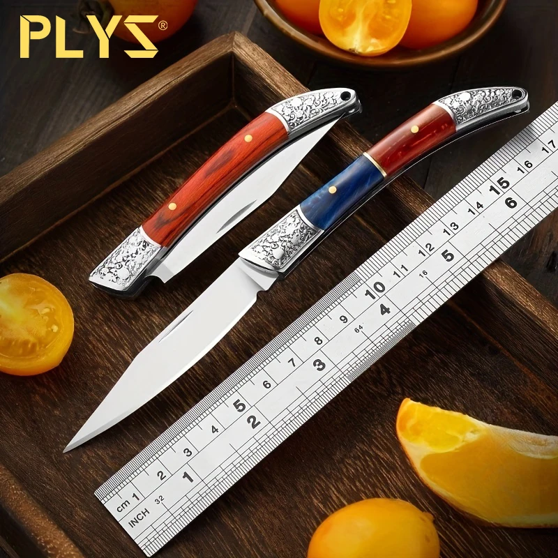 PLYS-1 Piece Mini Fruit Folding Knife, Fruit Paring Knife, Small Portable Knife, Pocket Knife, Suitable for cutting fruits