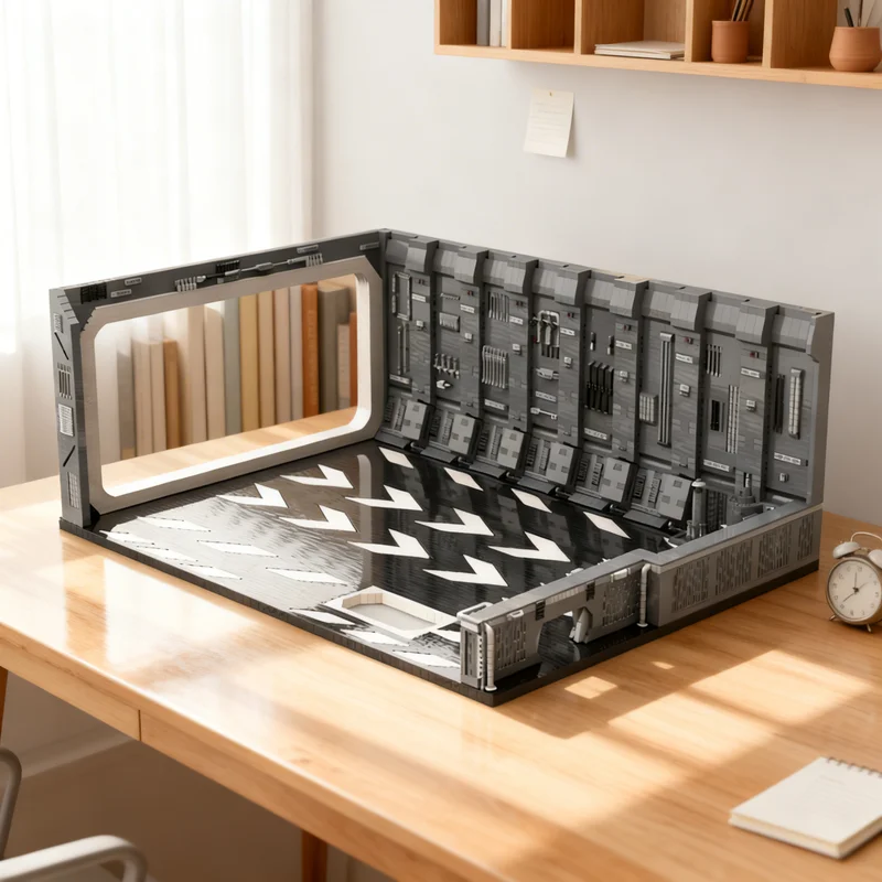 

8763 деталей MOC Док-станция 327 без LED-подсветки, модель UCS Star Battle, строительные блоки, подарок для самостоятельной сборки, креативный коллекционный декор, премиум-класс