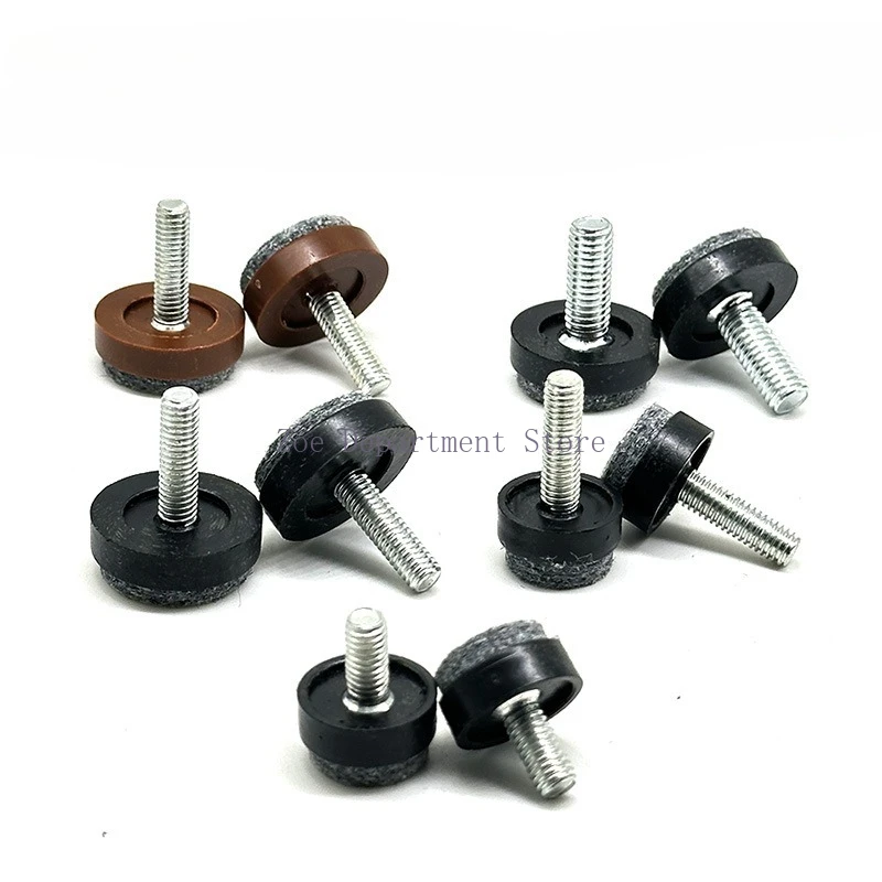 4/8/16Pcs Felt Nylon Adjustable Foot Pads Screws M6 M8 Table  Chair Balance Foot Pads Furniture Leg Anti Slip Protection