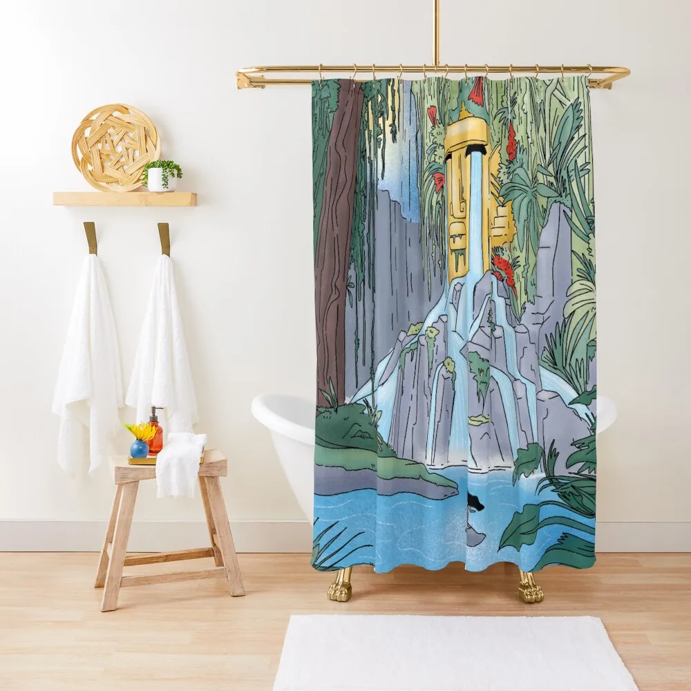 

The eldorado door Shower Curtain Bathroom Accessories Shower Waterproof Bathroom Box Bathroom Shower Curtain