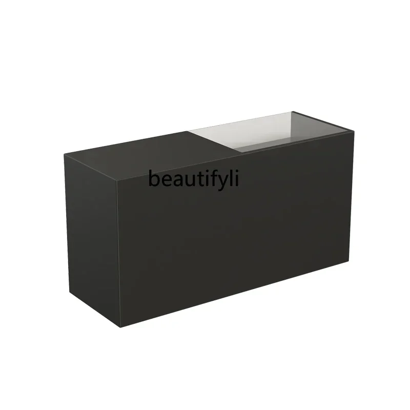 PG46Clothing shop paint checkout page store small, modern and simple, reception desk