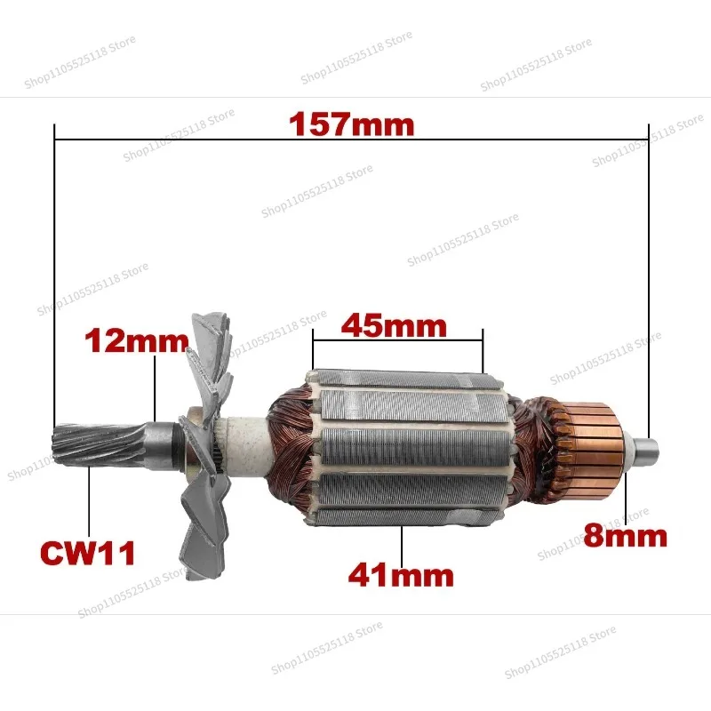 For Suitable for Polishing Machine 9218SB Rotor, Armature, Motor Accessories
