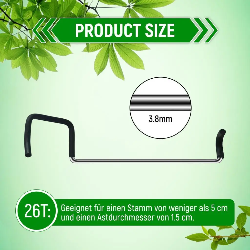 Fruit Tree Puller Durable Steel Wire Branch Spreader Garden Support Tool for Orchard Gardening