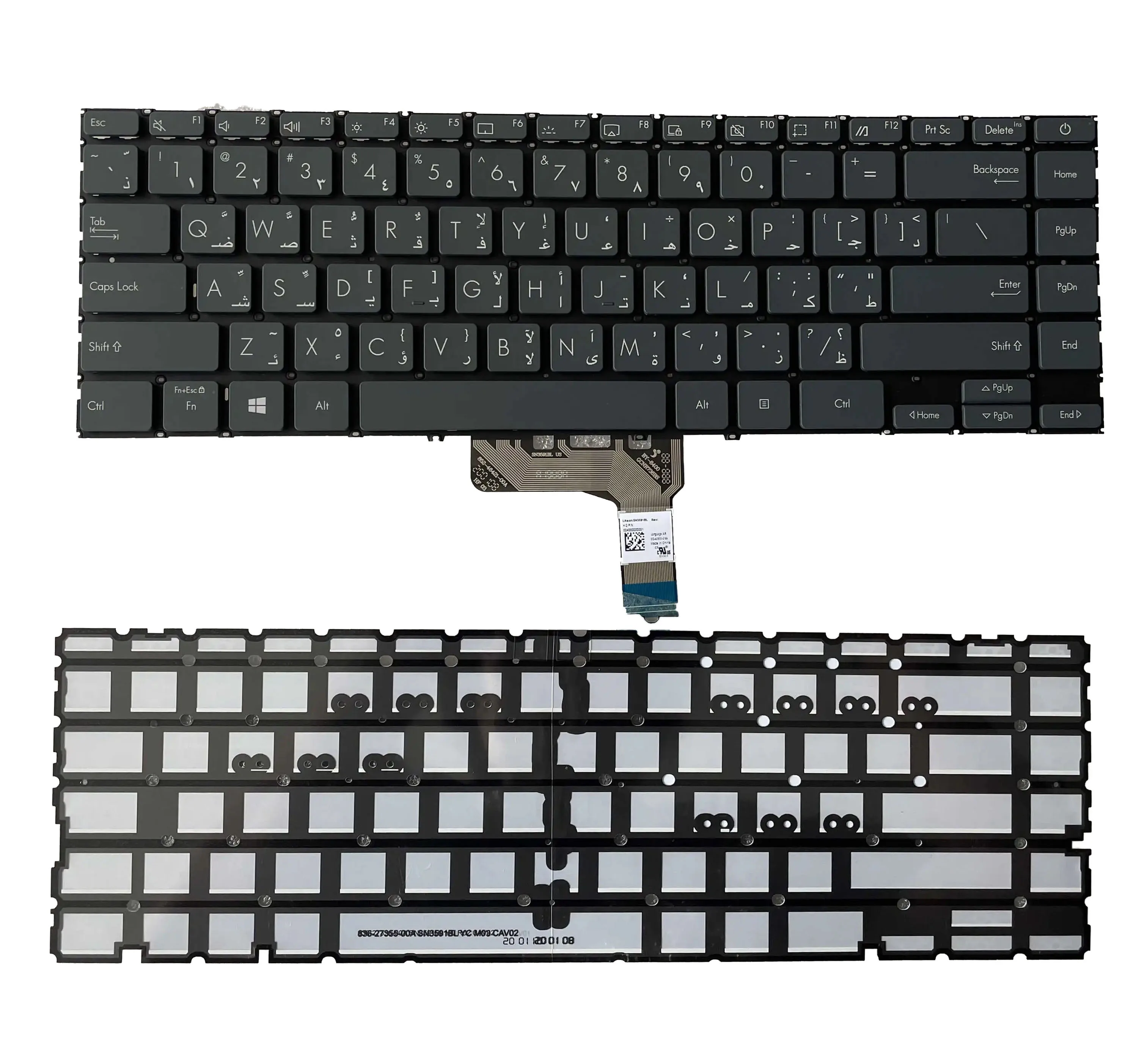 For ASUS ZenBook U4700 UM425 UX425 UX425EA UX425JA Arabic Laptop Keyboard