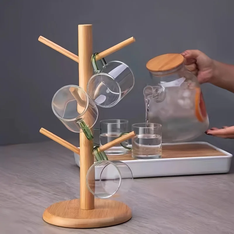 1pc Nanzhu Tree-Shaped Mug Rack - Innovative Cup Drain Holder for Tidy Countertops - Space-Saving  Solution, Perfect for Kitchen