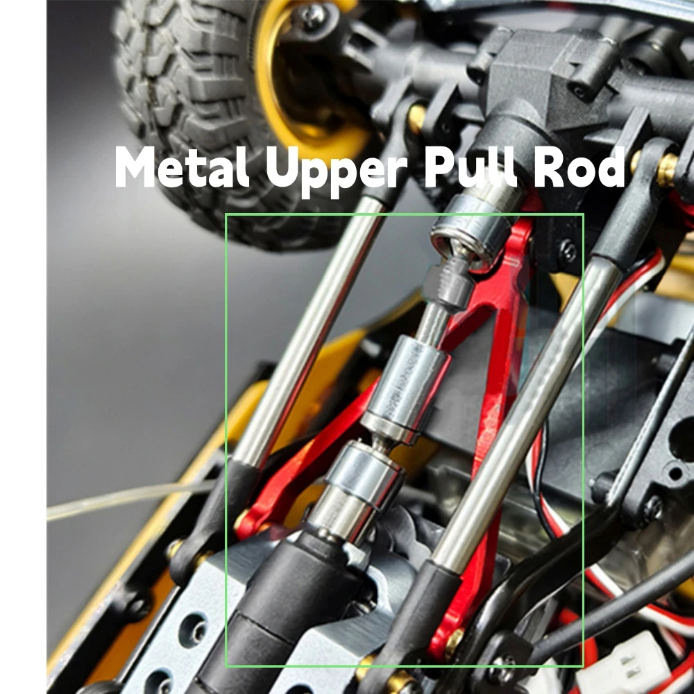 

1 Set Metal Upper Pull Rod for FCX24M Camel Cup FMS Land Rover Off-Road Climbing Vehicle RC Car Modification Accessories