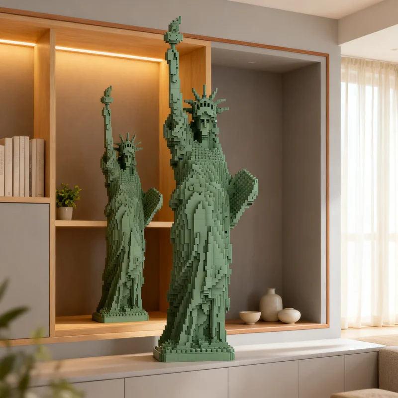 9873pcs MOC Sculptures Statue of Liberty 170CM Model Christmas Gift Creative Decorative For Bookshelf And Home