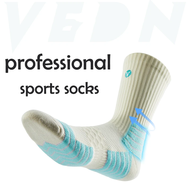 High Quality Professional Brand Sport Socks Breathable Basketball Socks Outdoor Sports Racing Cycling Socks Footwear