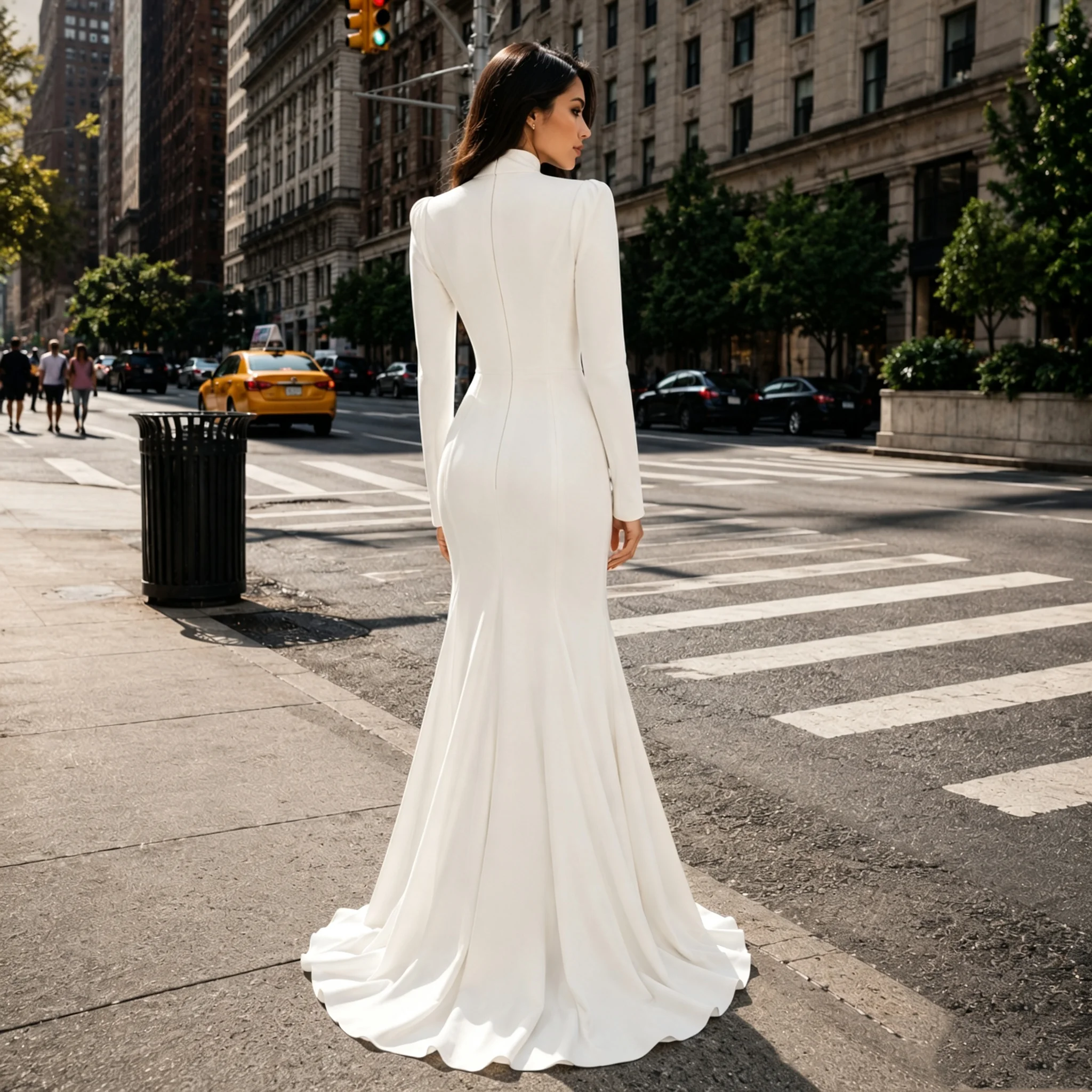 2026 Muslim Mermaid Wedding Dresses Long Sleeves Bridal Dresses Modest Wedding Brides Gown Customized