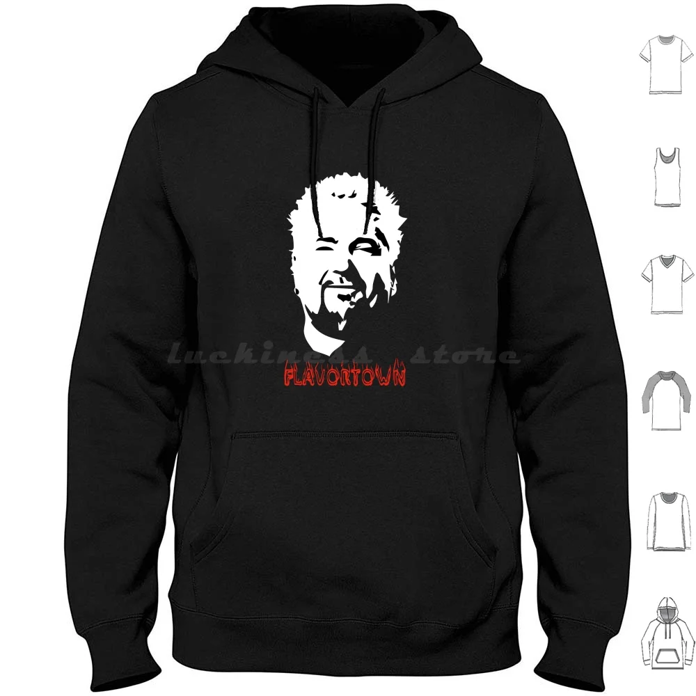 Flavortown Hoodies Long Sleeve Flavortown Flavor Town Guy Fieri Anthony Bourdain Jakubkojunak Cook Food Salt Bae