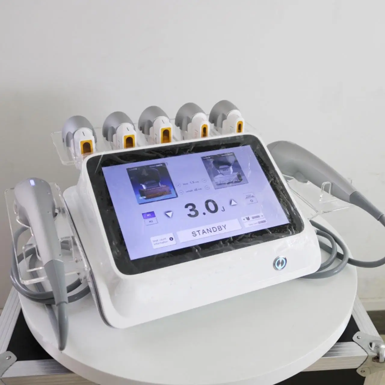 Desktop Metal Dual Handle Facial Sagging and Sagging Lifting Device for Firming the Skin