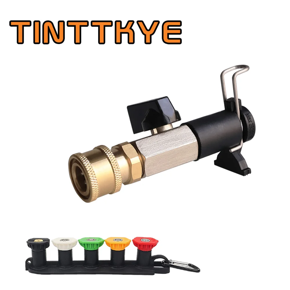 Комплект шаровых клапанов для мытья высокого давления, быстроразъемный разъем 1/4 дюйма для шланга Karcher Lavor Stihl Nilfisk, переключатель прямого подключения вкл./выкл. Комплект шаровых клапанов для мытья высокого давления, быстроразъемный разъем 1/4 дюйма для шланга Karcher Lavor Stihl Nilfisk, переключатель прямого подключения вкл./выкл.