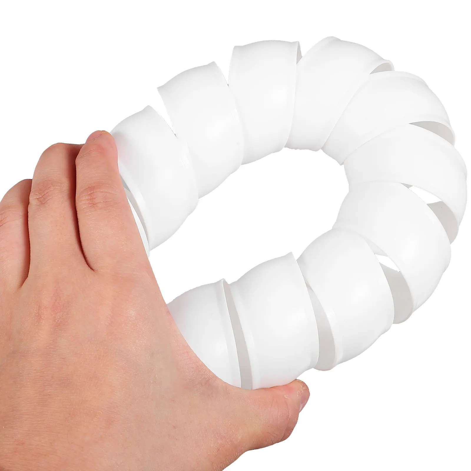 2Pcs Spiral Tree Guard PVC Trunk Protector for Saplings Fruit Trees Garden Winter Deer Squirrel Bark Protection Tree Wraps