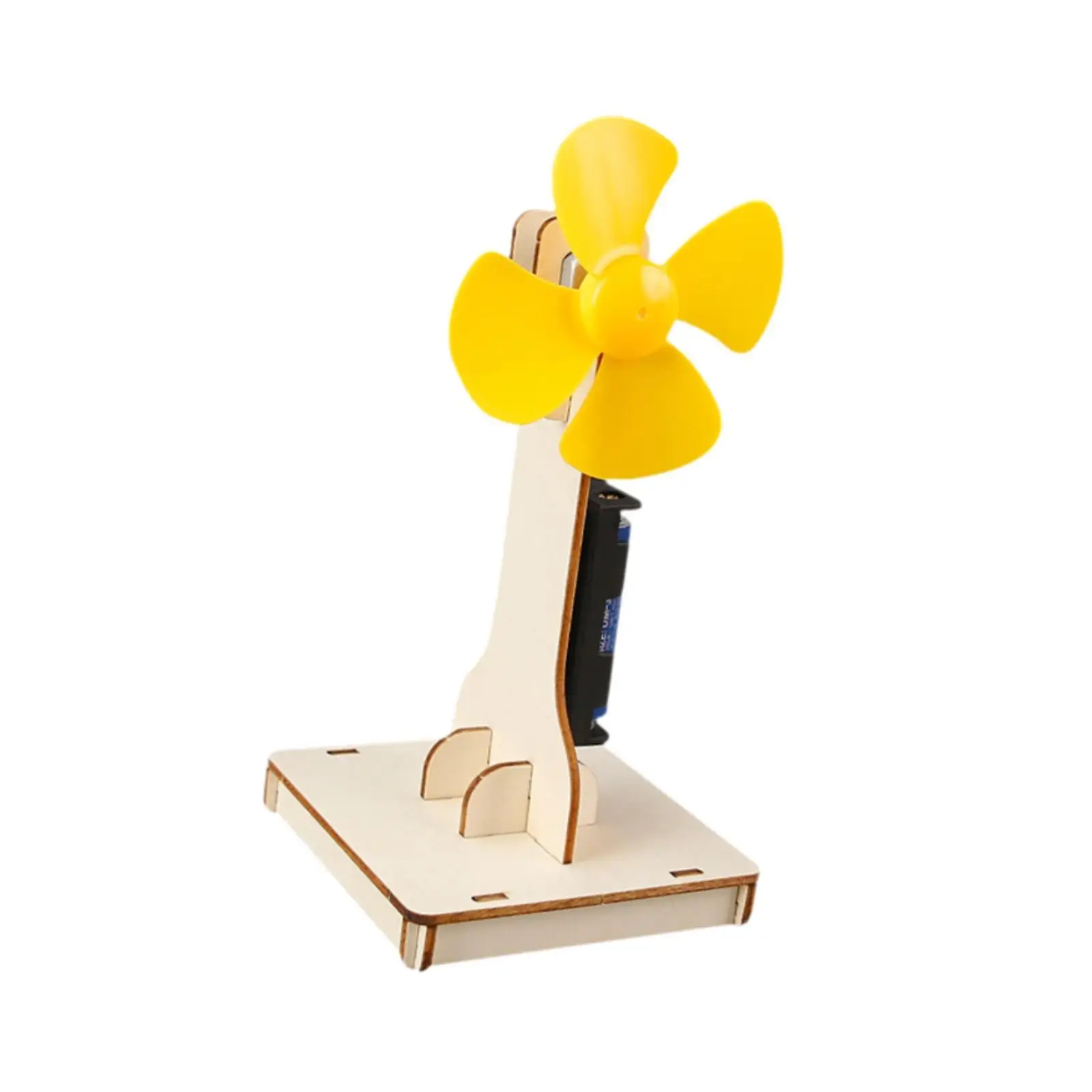 Experimento científico de aprendizagem educacional de ventilador DIY para crianças meninos meninas crianças