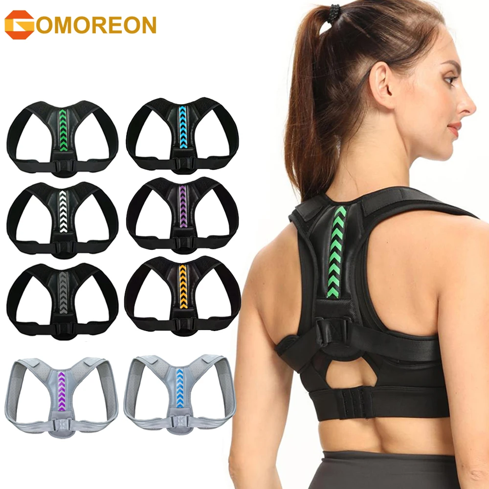 Posture Corrector For Men and Women - Adjustable Upper Back Brace For Clavicle To Support Neck, Back and Shoulder Universal Fit