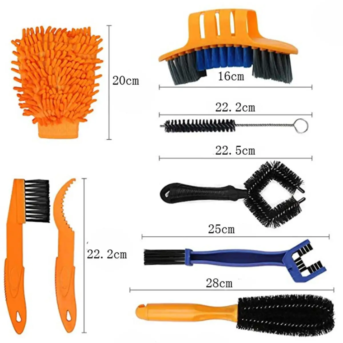 

10pcs bicycle chain washer chain cleaner mountain bike chain washing tool pressure plate cleaning chain tool