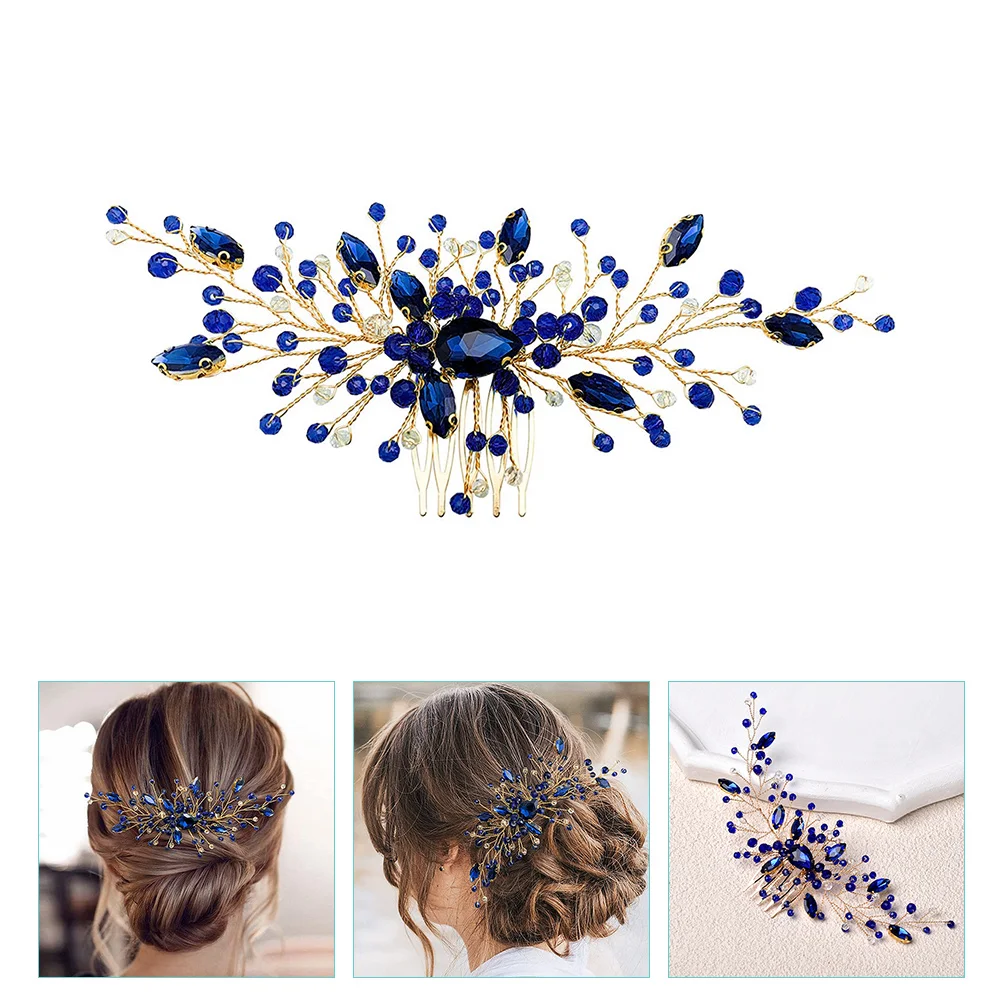 

Crystal Comb For Brides Accessories Elegant Bridal Headpiece Decorative Hair Comb For Wedding Party Dance Ball Occasions Women