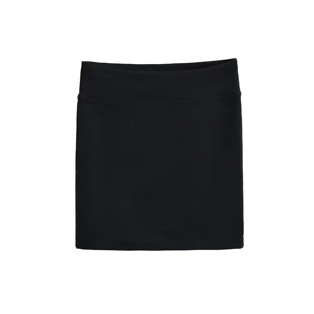 تنورة قصيرة ضيقة مثيرة بخصر مرتفع للنساء، مناسبة للارتداء الخارجي في الصيف، تنانير قصيرة رياضية بلون واحد بأسلوب عملي