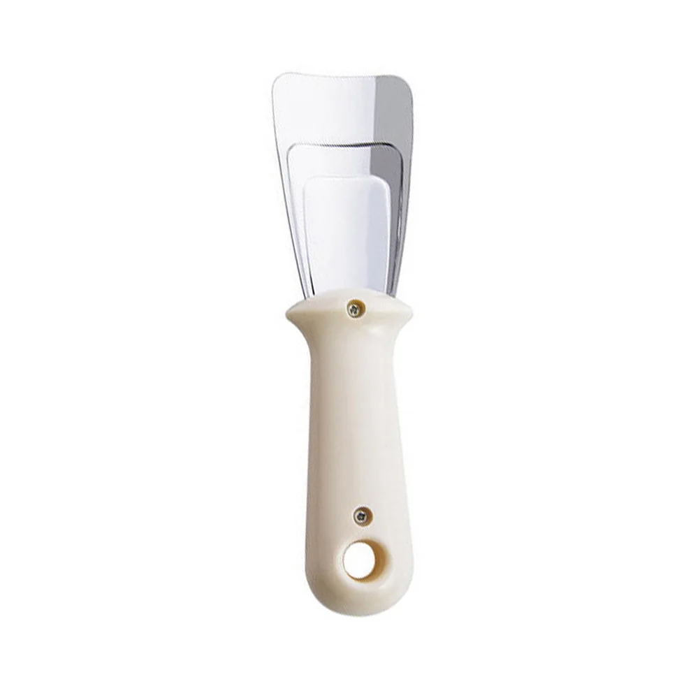 

1pc Stainless Steel Deicing Shovel Freezer Ice Scoop Scraper for Refrigerator Heavy Duty Ice Removal Tool Curved Handle