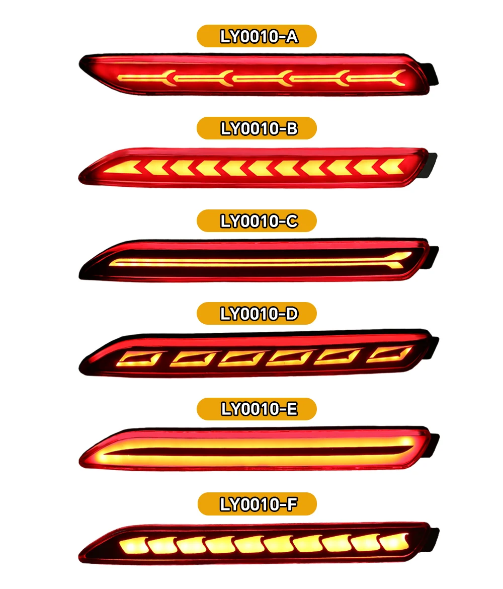 Thumbnail 2 - #10 Newest Rear Bumper Light Assembly