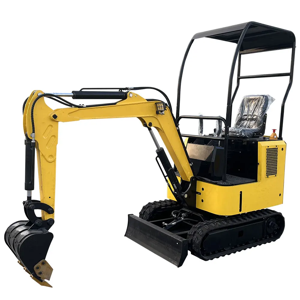 Agricultural small excavator engineering small excavator one ton small machine orchard excavator micro excavator