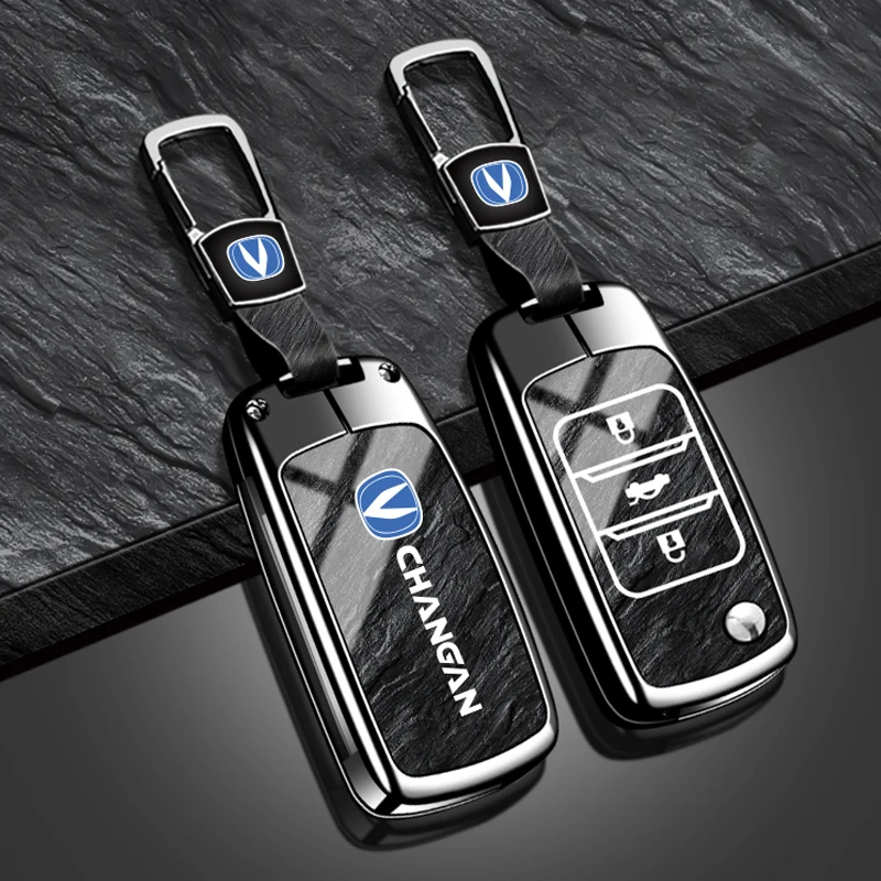 Suitable for Changan CS15 Eado Raeton CS35 Plus CS55 CS75 J35 CS95 CS85 CS1 CV1 car key set zinc alloy car key protection shell 5