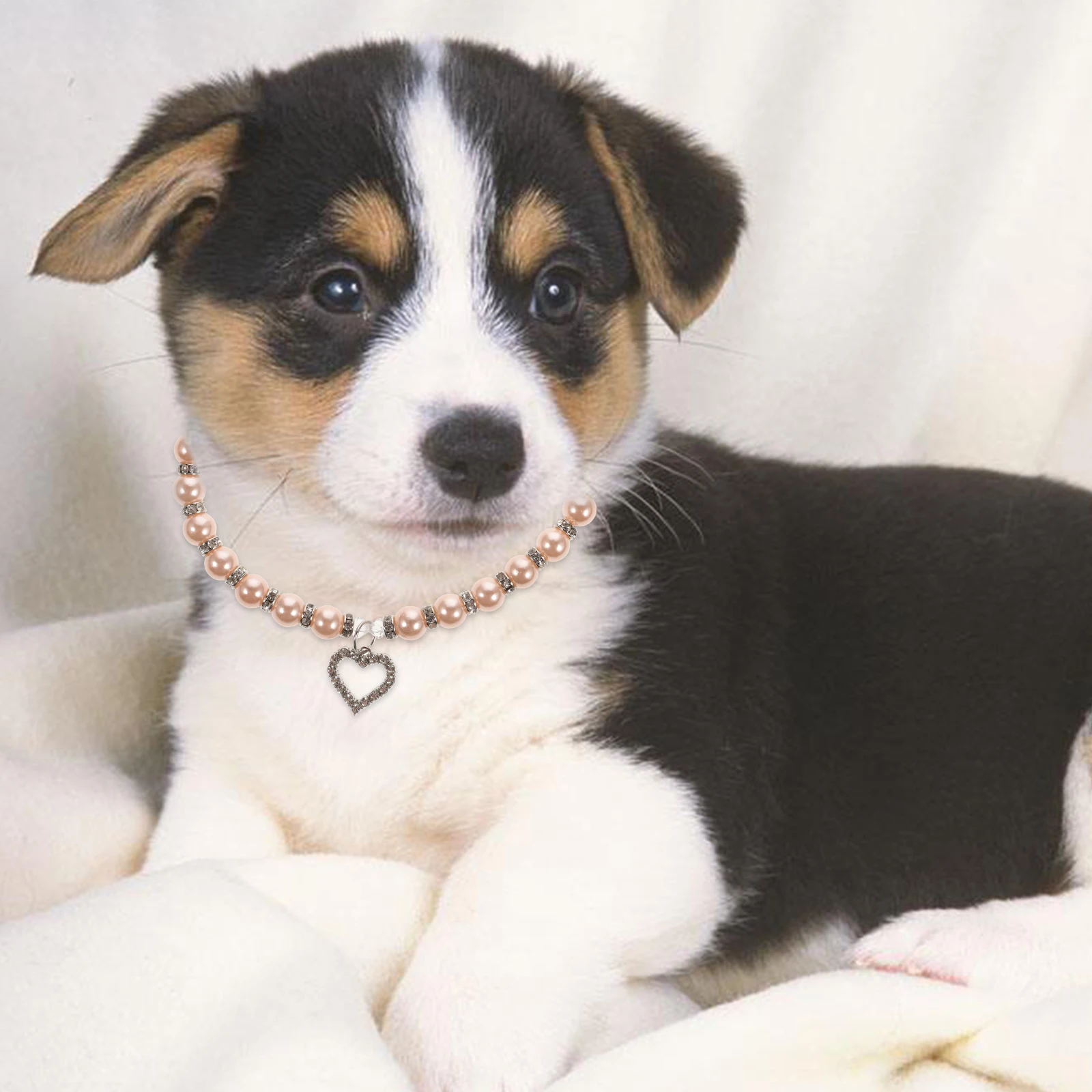 

Pearl Necklace Charms for Dog Collars European and American Jewelry Small Dogs Pearls