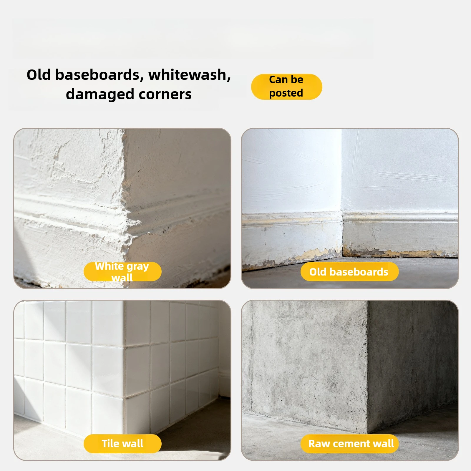 10 سنتيمتر x 5 متر قشر وعصا بولي كلوريد الفينيل التفاف مجلس مقاوم للماء مقاوم للرطوبة للمناطق عالية الاتصال المطبخ الحمام سهلة التركيب المستأجر #4