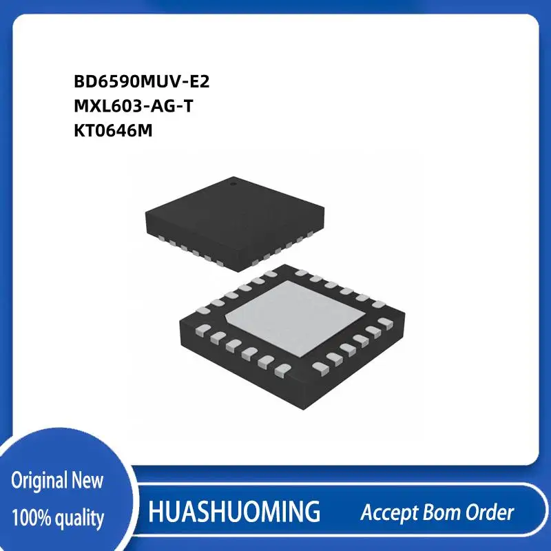 

Новый 10 шт./лот BD6590MUV BD6590MUV-E2 BD6590 D6590 VQFN24 MXL603 MXL603-AG-T MXL603-AG KT0646M KTO646M KT0646 646 QFN24