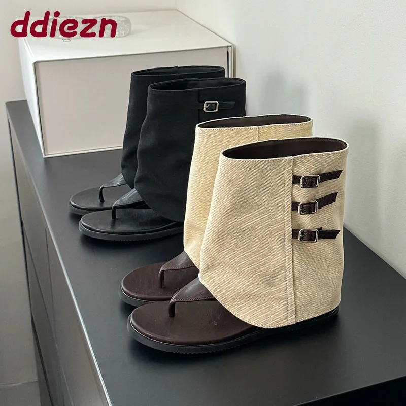 

Модные сандалии с открытым носком, женские короткие сапоги, обувь, увеличивающая рост, новинка 2025 года, женские ботильоны, женские шлепанцы