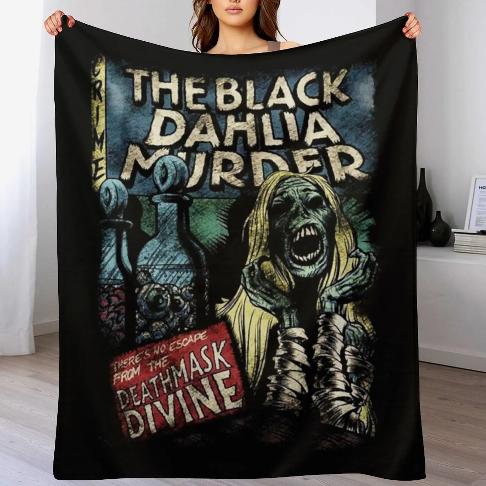 

Vintge Dhli Throw Blanket Soft Solid Color Blanket for Couch Bed