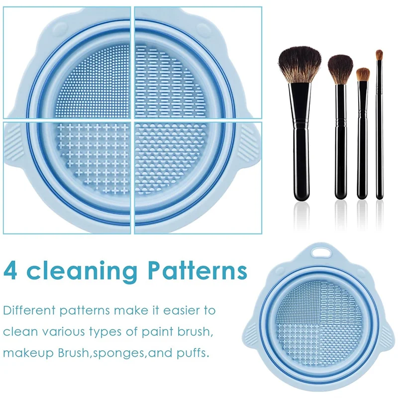 

BYBS-2 Pack Складная щетка для чистки кистей, шайба для чистки, чашка для ополаскивания акрила, акварели, масляной живописи