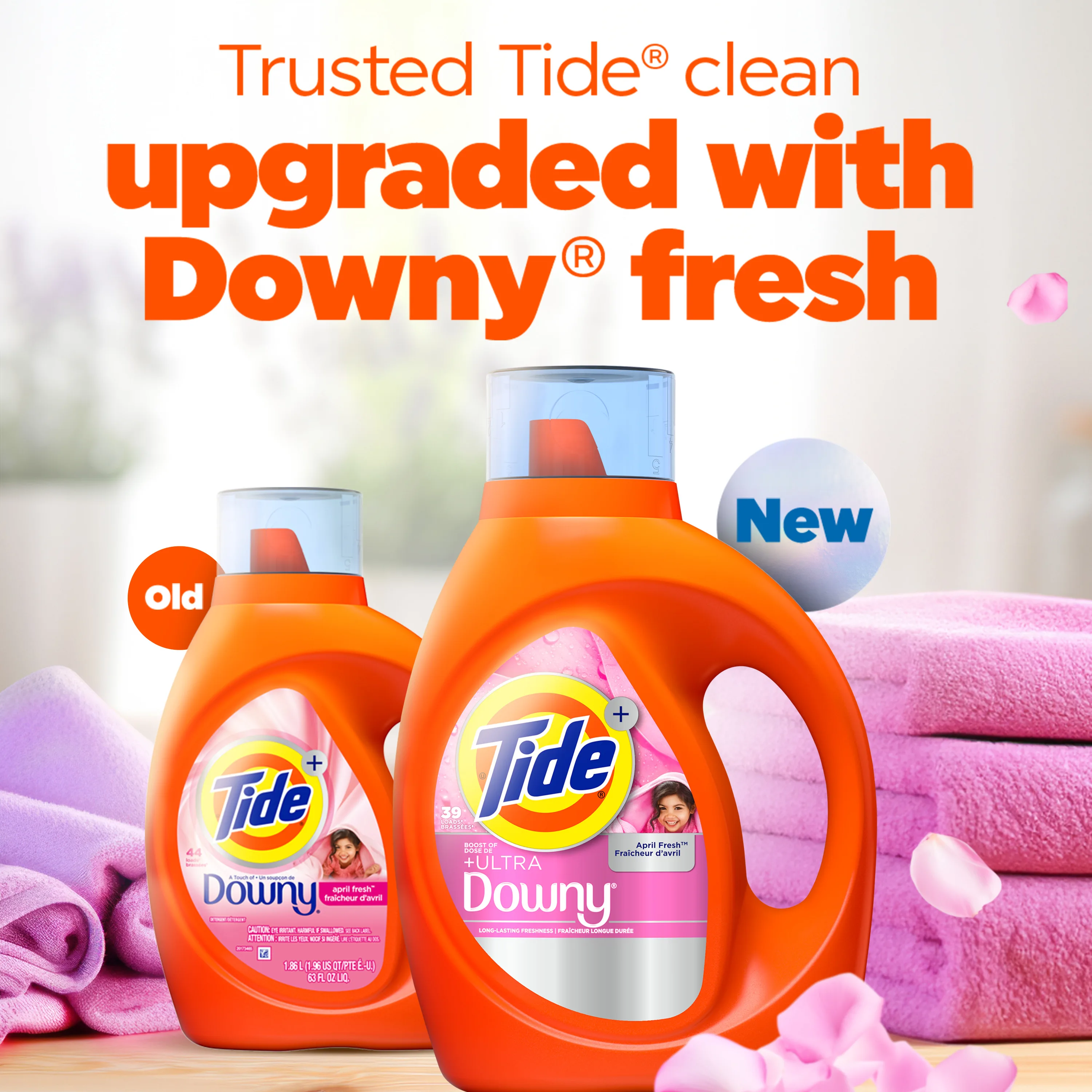 Liquid laundry detergent with ultra softening boost and fresh April scent, 148 fl oz, yields 105 washes