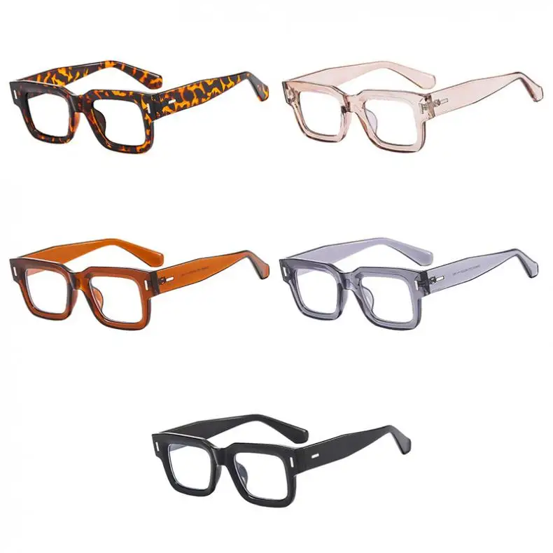 FELRES Männer Frauen Dicken Rahmen Anti Blau Licht Lesebrille Klassische Quadratische Gläser Presbyopie Brillen Brille – Detail 7