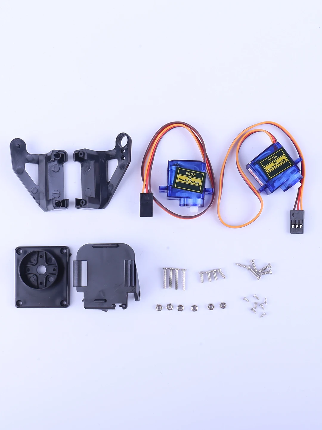 Mg90s SG90 9g Steering Gear Pan Tilt Two Axis PTZ Ultrasonic Aerial Model FPV Camera Support Accessories