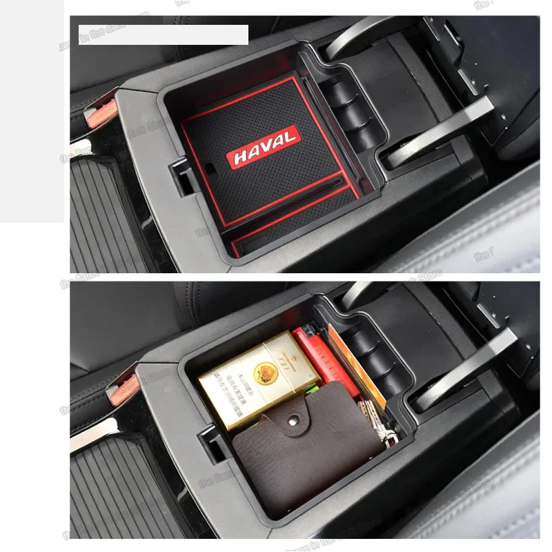 Lsrtw2017 abs car armrest storage plate box for haval H6 2017 2018 2019 2020 2021 sport M6