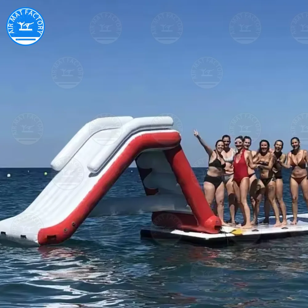 

Heavy Duty PVC Inflatable Adult Kids Yacht Mini Inflatable Waterfall Slide Outdoor Water Slide for Pool Water Park Summer Fun