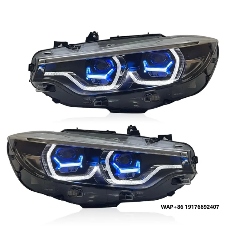 

M3 M4 F80 F82 F32 Ikon Style 'Laser Headlight 24v LED Front Lights with DRL Turn Signal Lamp Plug and Play Accessories