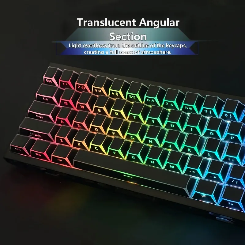 60% Aluminum Magnetic Switch Keyboard Tri Mode Wireless Bluetooth 2.4G Wired Gaming Keyboard
