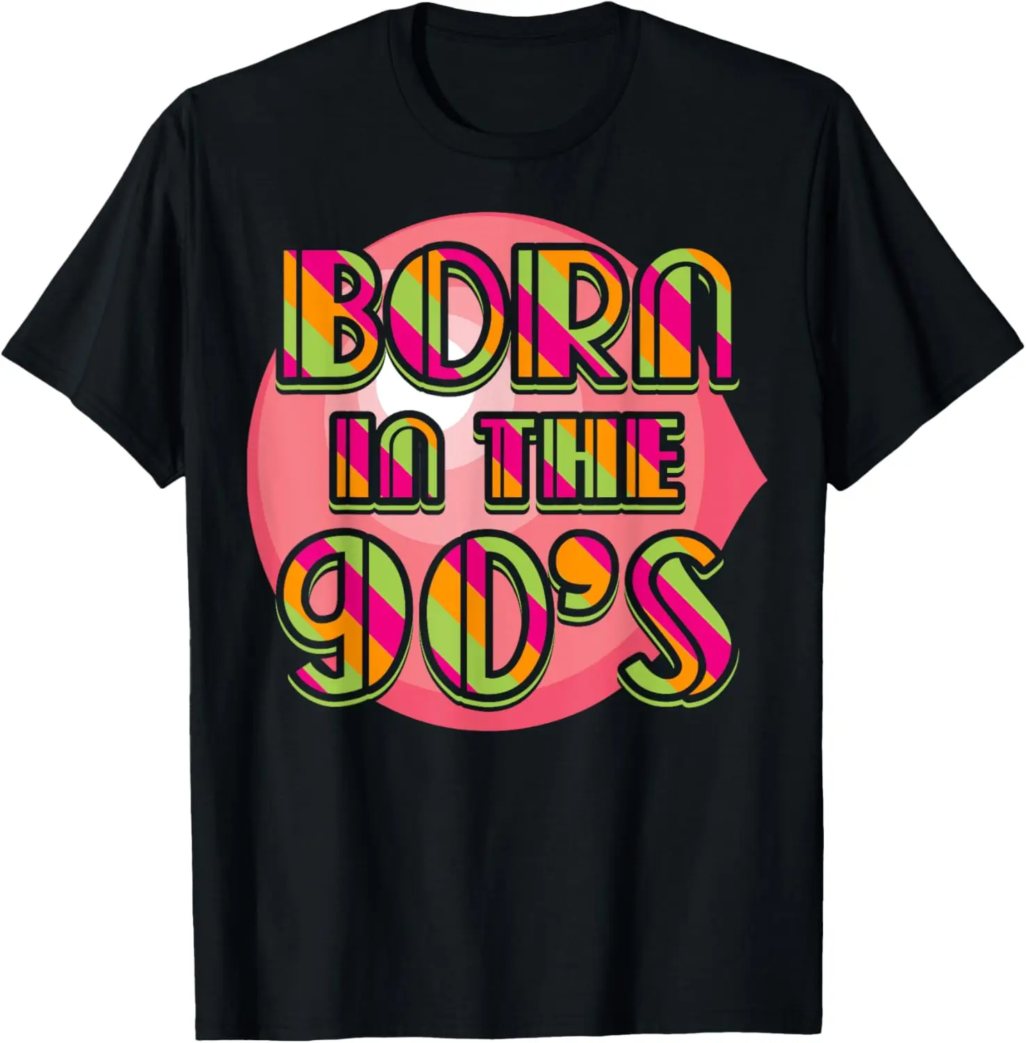 Born in the 90s Nineties Chewing Gum Bubble 90s Themed Party T-Shirt