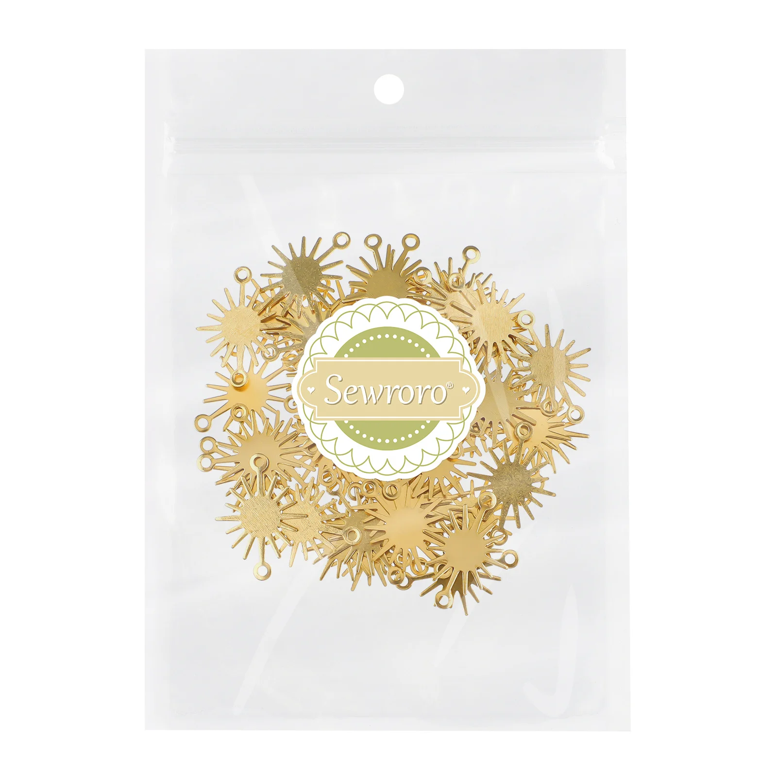 

50 pcs Sun Flower Pendant Connectors Alloy Charms For Diy Jewelry Making Necklaces Bracelets Earrings Craft Supplies Sun Shape