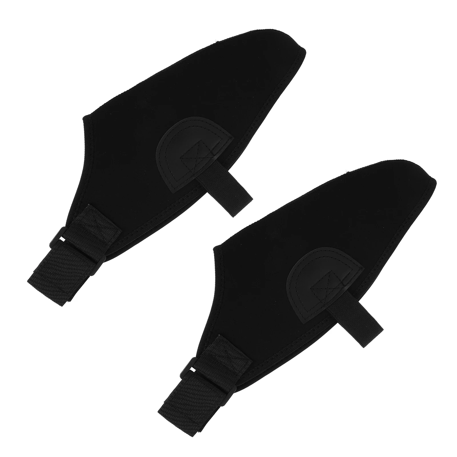 

2 Pcs Waterproof Boots Ski Covers Hunting Insulated Snow Cold Weather Black Insulators for Men Blankets