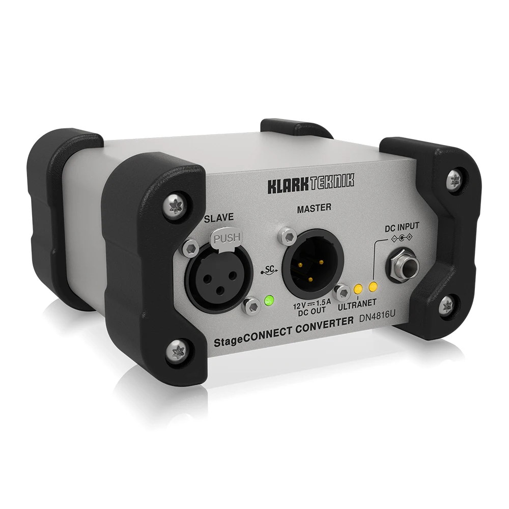 Klark Teknik DN4816U StageCONNECT DI Box Pa System Equipamento de música Ponte de interface de áudio USB para Behringer WING Mixer digital