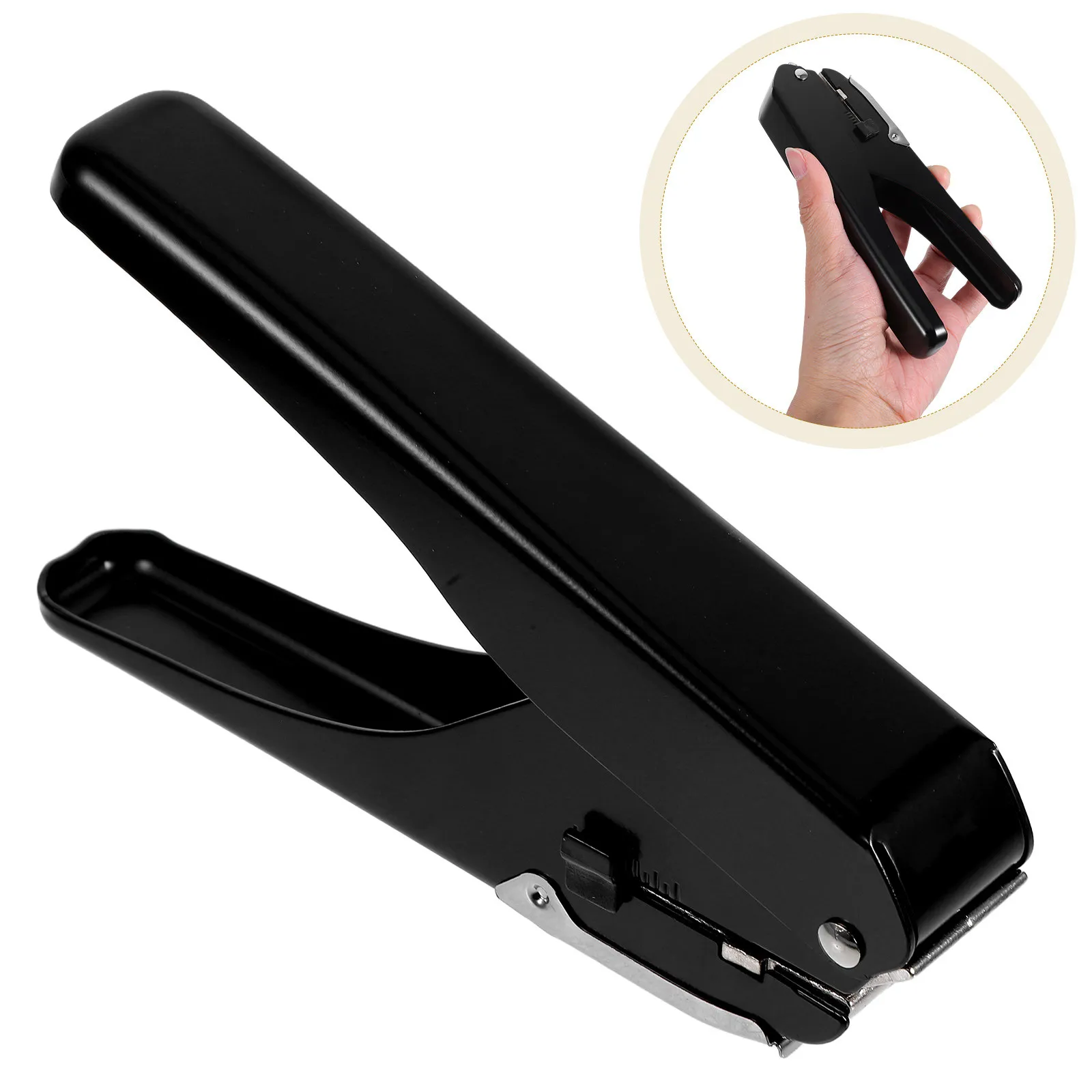 manual-oval-hole-puncher-for-id-cards-badges-lightweight-portable-handheld-durable-multipurpose-office