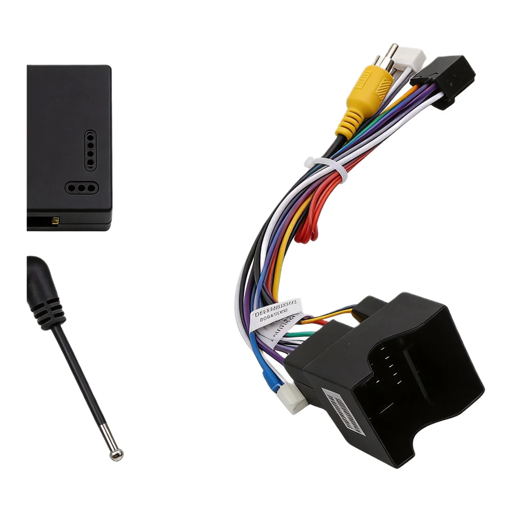 16-PIN-Steckverbinder Stromkabelbaum Nicht-verformbares Design Zuverlässige Leistung Verschleißfest 12V Spannung Auto-Audio-Installation