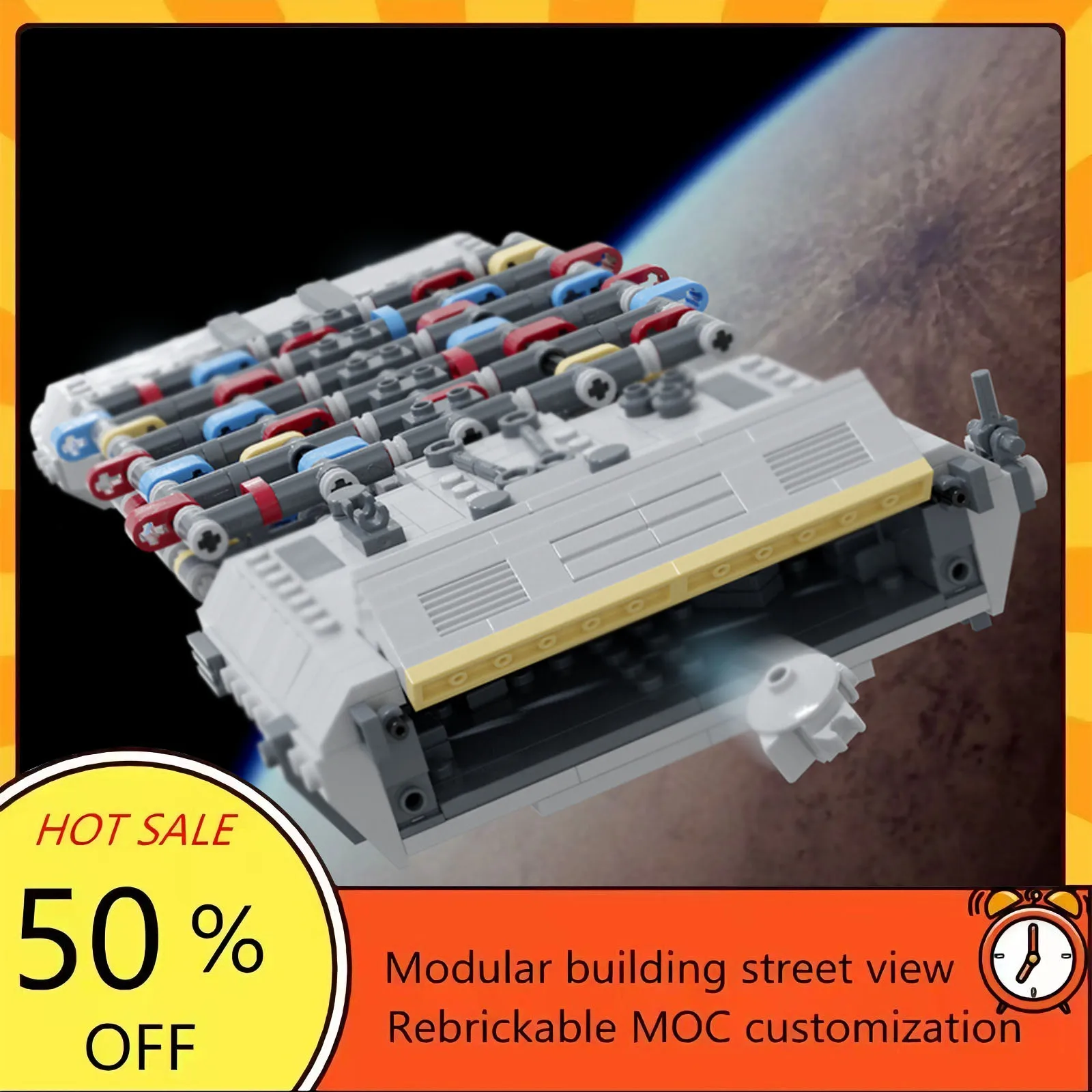 

667PCS Popular Space War Movie Model MOC Building Bricks Spaceship Modular Technology Gifts Holiday Assemble Children Toy Suit