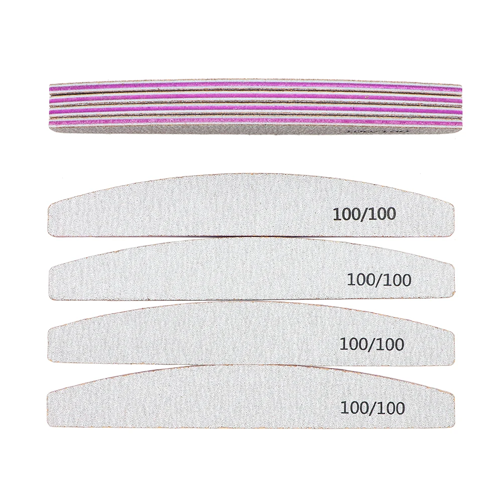 Professionele Bestand Voor Nail Art Buffer 100/100 Schuurpapier Manicure Zorg Bestand Schuren Polijsten Nagels Bestand Slijpen Apparatuur Tool