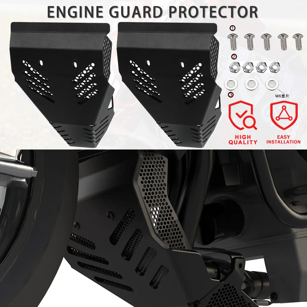 

Мотоцикл для Ducati Multistrada 1260 S D/Air Pikes Peak 2018 2019 2020, передняя защита двигателя, перегородка, защита корпуса двигателя