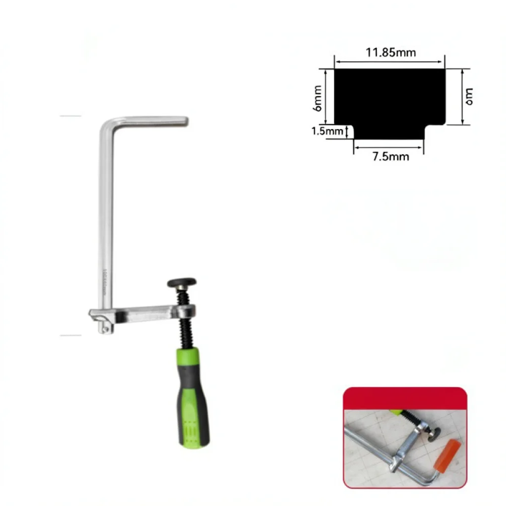 Adjustable Ratchet Track F Clamp Woodworking Quick Grip Hand Tool Fixing Device For Laidomi Bench Carpentry Work